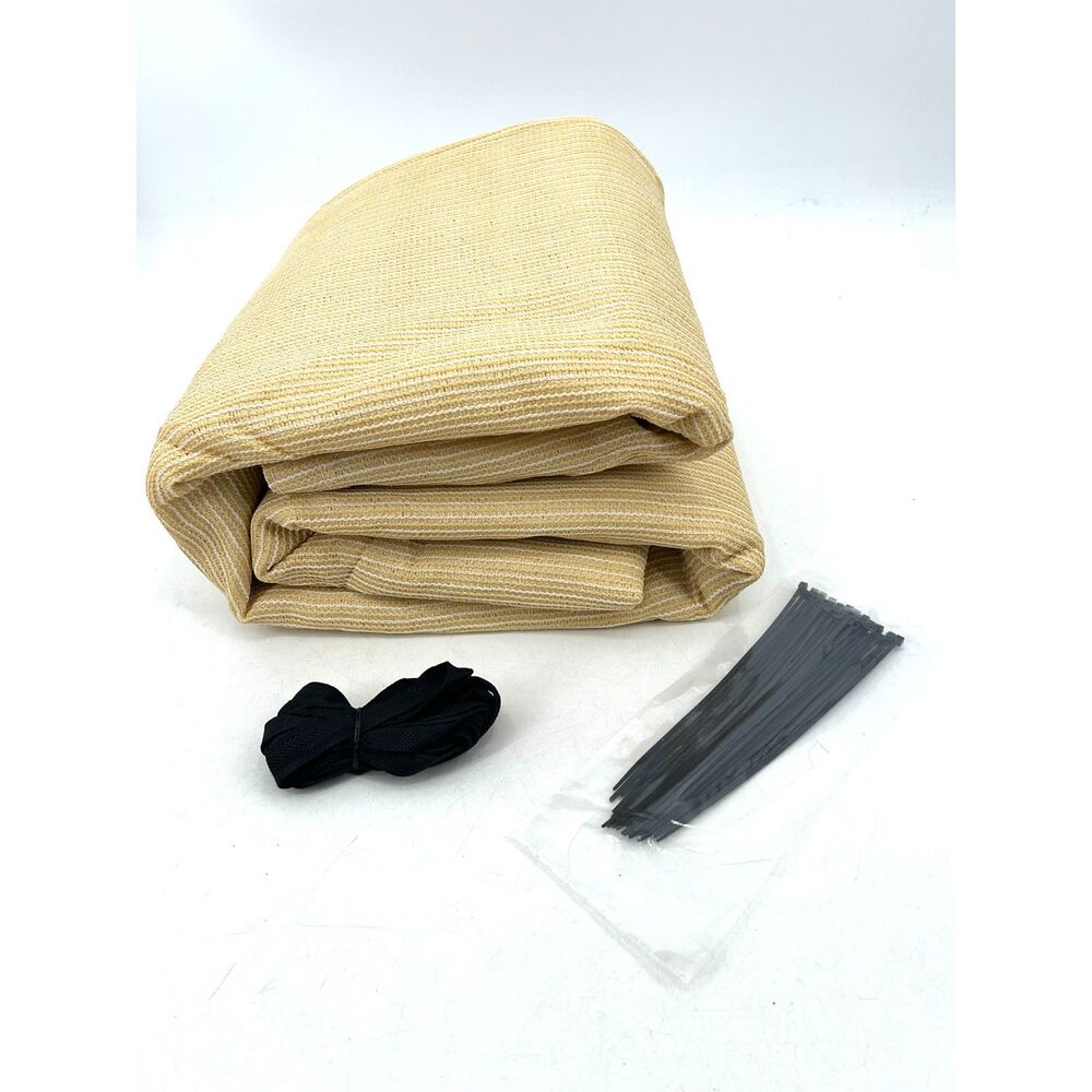 NEW JUNFLYING Sun Shade 10x10 Ft Tear Fade Resistant Patio Pergola Cover